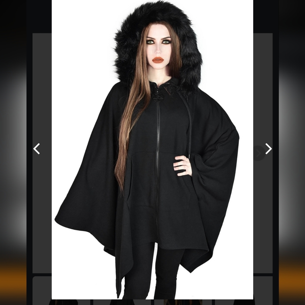 KILLSTAR‎ Enchanter Hoodie Black Size XS/M Goth Gothic